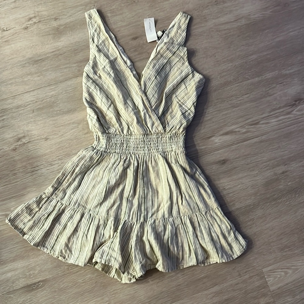American Eagle Outfitters Navy Jumpsuit with Relaxed Fit